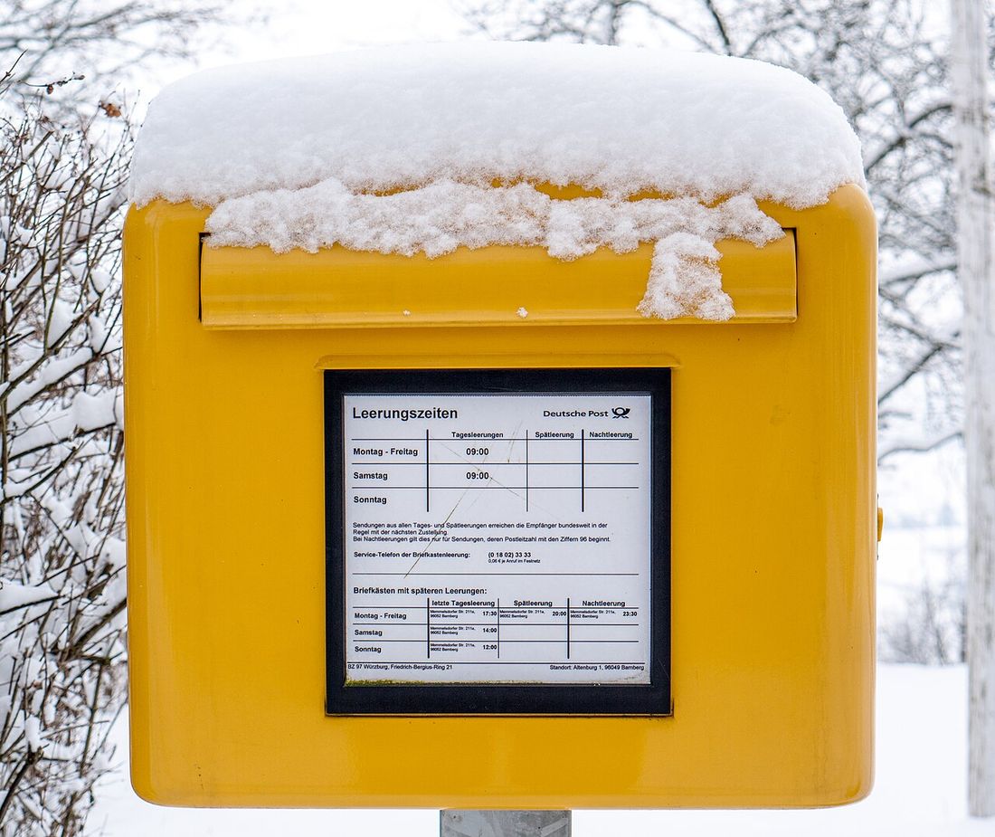 Ein Briefkasten in Bamberg