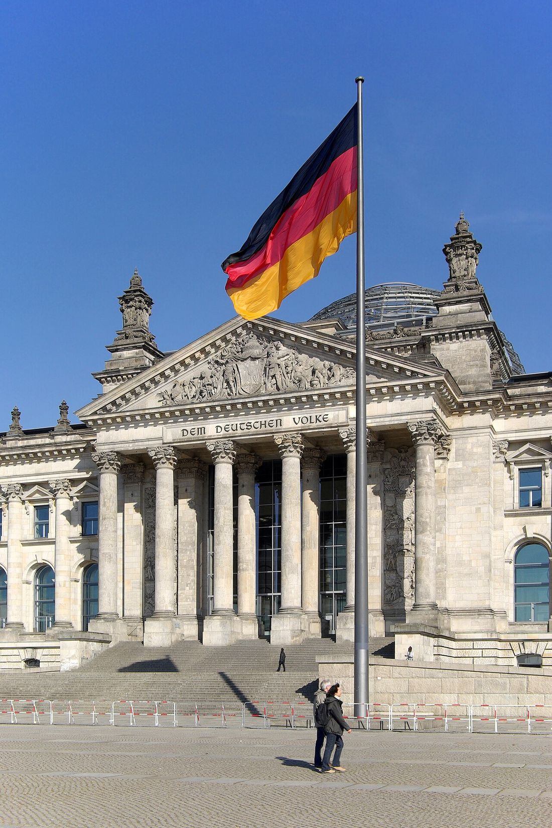 Das Reichstagsgebäude in Berlin